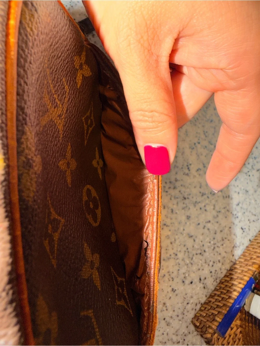 Louis Vuitton Vintage Monogram Danube 21 Crossbody